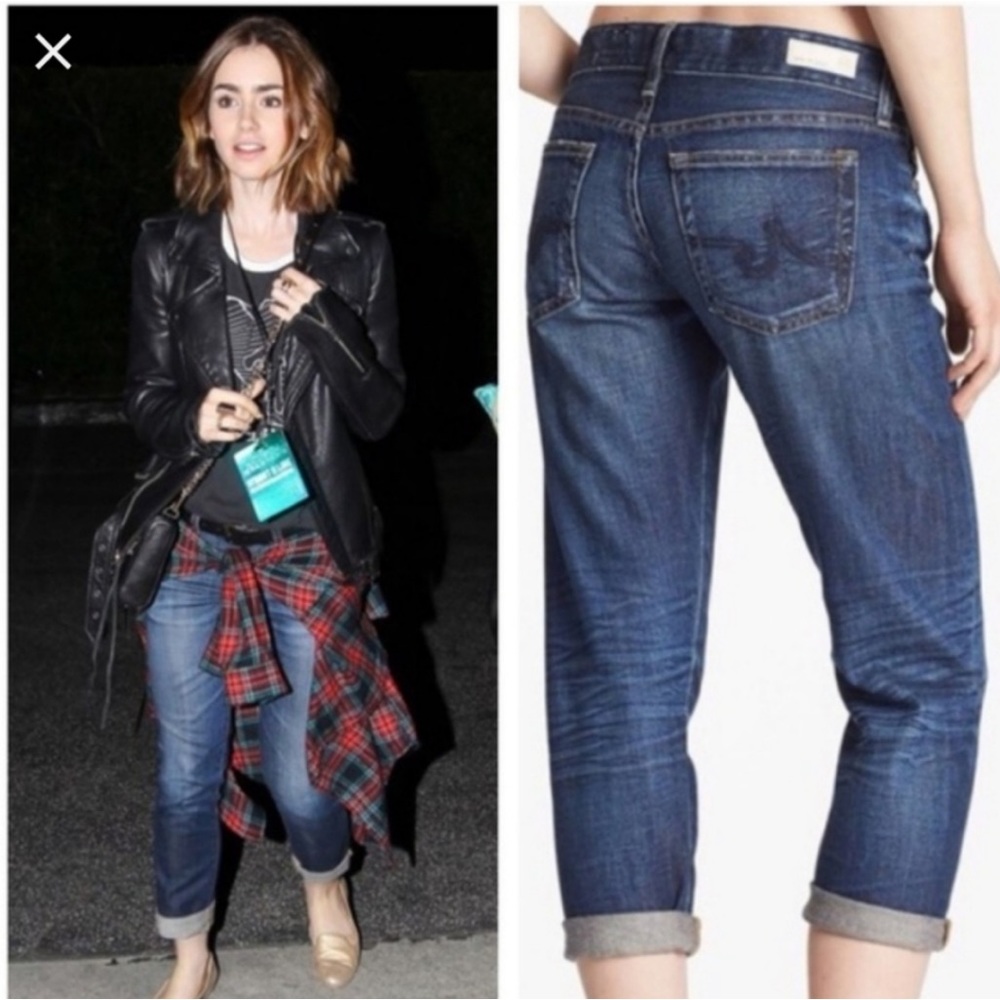 AG Adriano Goldschmied Piper Crop Slouchy Slim Jeans